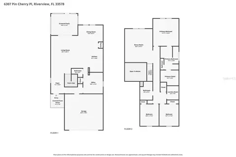 Floorplan - 6307 Pin Cherry Pl, Riverview, FL 33578 photo 1 of 1