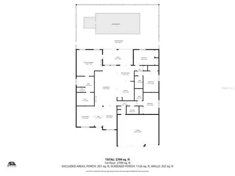 Floorplan - 2607 162nd Pl E, Parrish, FL 34219 photo 1 of 1