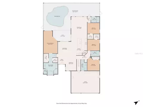 Floorplan - 11439 57th St E, Parrish, FL 34219 photo 1 of 2