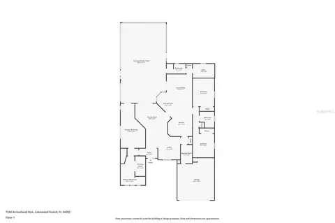 Floorplan - 7344 Arrowhead Run, Lakewood Ranch, FL 34202 photo 2 of 2