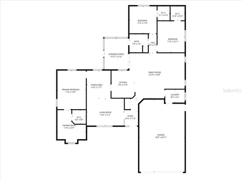 Floorplan - 3022 45th Way E, Bradenton, FL 34203 photo 1 of 1