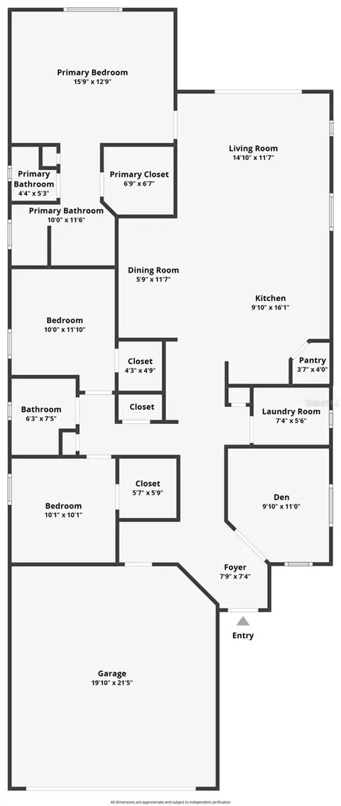 Floorplan - 3714 Woodmont Dr, Parrish, FL 34219 photo 1 of 1
