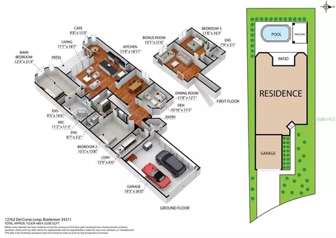 Floorplan - 12762 Del Corso Loop, Bradenton, FL 34211 photo 1 of 1