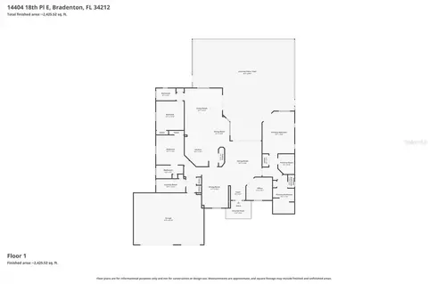 Floorplan - 14404 18th Pl E, Bradenton, FL 34212 photo 1 of 1
