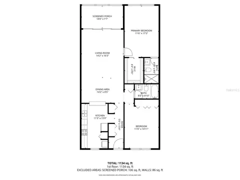 Floorplan - 4835 Independence Dr, Bradenton, FL 34210 photo 1 of 1