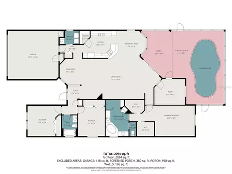Floorplan - 12231 Lavender Loop, Bradenton, FL 34212 photo 1 of 1
