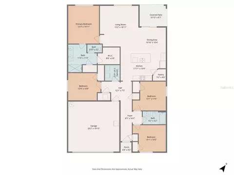 Floorplan - 12210 Kingsley Trl, Parrish, FL 34219 photo 1 of 1