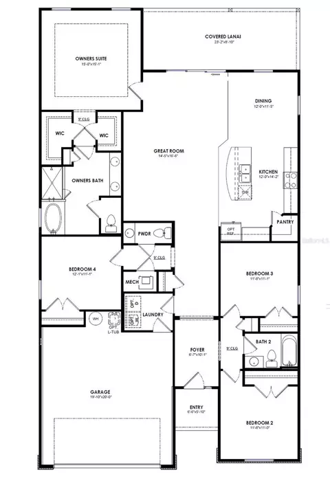 Floorplan - 10622 Eustis Dr, Parrish, FL 34219 photo 1 of 1