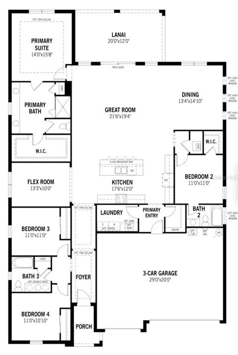 Floorplan - 5322 124th Ave E, Parrish, FL 34219 photo 1 of 1