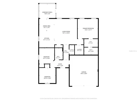 Floorplan - 822 170th Ct E, Bradenton, FL 34212 photo 1 of 1