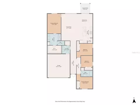 Floorplan - 13608 Sunset Sapphire Ct, Parrish, FL 34219 photo 1 of 1