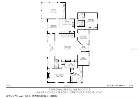 Floorplan - 20207 77th Ave E, Bradenton, FL 34202 photo 3 of 3