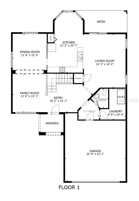 Floorplan - 5224 58th Ter E, Bradenton, FL 34203 photo 1 of 2