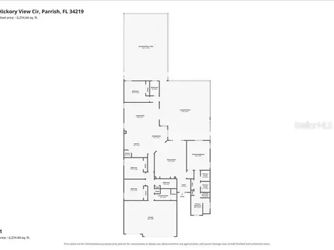 Floorplan - 1436 Hickory View Cir, Parrish, FL 34219 photo 1 of 1