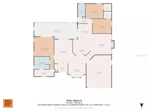 Floorplan - 3316 46th Plz E, Bradenton, FL 34203 photo 1 of 1