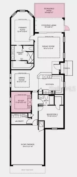 Floorplan - 14525 Derna Ter, Bradenton, FL 34211 photo 1 of 1