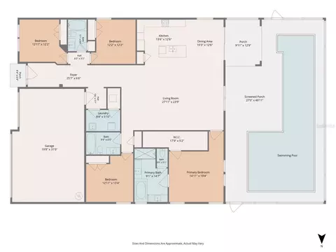 Floorplan - 1024 Fernleaf Run, Bradenton, FL 34212 photo 1 of 1