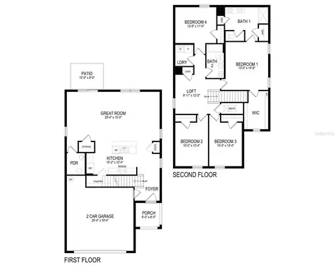 Floorplan - 1733 Cobb Trl, Parrish, FL 34219 photo 1 of 1