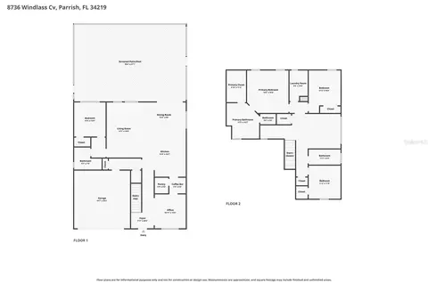 Floorplan - 8736 Windlass Cv, Parrish, FL 34219 photo 1 of 1