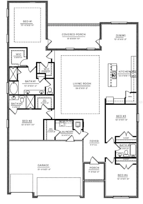 Floorplan - 11007 Tamarack Pl, Parrish, FL 34219 photo 1 of 1