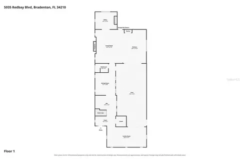 Floorplan - 5935 Redbay Blvd, Bradenton, FL 34210 photo 1 of 3