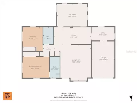 Floorplan - 2712 36th Avenue Ter E, Bradenton, FL 34208 photo 1 of 1