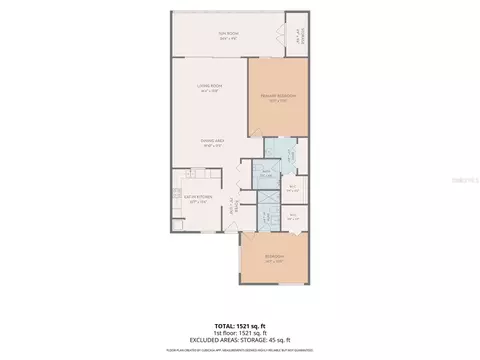 Floorplan - 521 Lakeside Dr, Bradenton, FL 34210 photo 1 of 1
