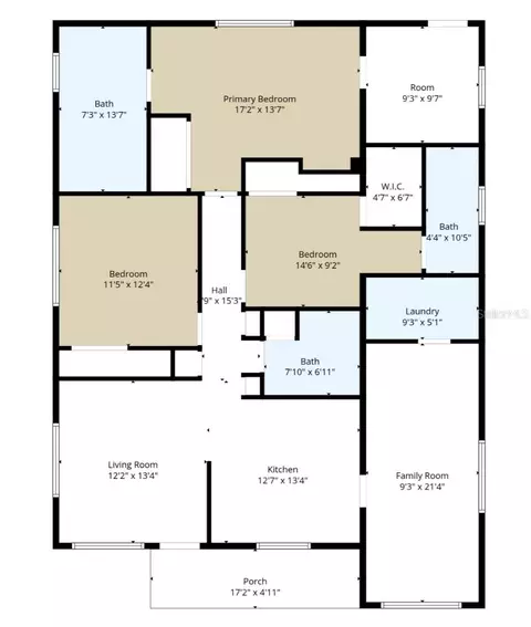 Floorplan - 3316 W Nassau St, Tampa, FL 33607 photo 1 of 1