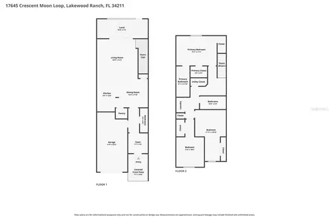 Floorplan - 17645 Crescent Moon Loop, Bradenton, FL 34211 photo 3 of 3