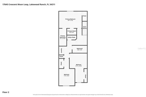 Floorplan - 17645 Crescent Moon Loop, Bradenton, FL 34211 photo 2 of 3