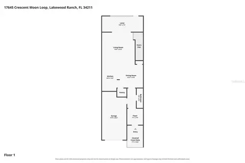 Floorplan - 17645 Crescent Moon Loop, Bradenton, FL 34211 photo 1 of 3