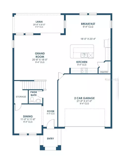 Floorplan - 7424 Rhubarb Dr, Parrish, FL 34219 photo 1 of 2