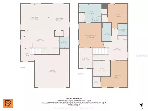 Floorplan - 12171 High Rock Way, Parrish, FL 34219 photo 3 of 3