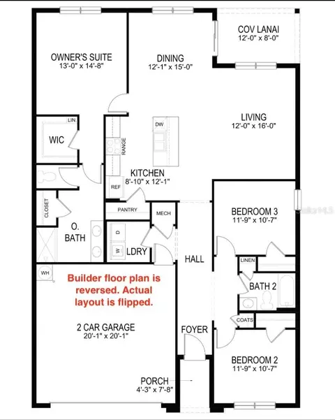 Floorplan - 12293 Mountain Island Trl, Parrish, FL 34219 photo 1 of 1