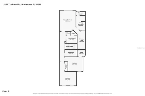 Floorplan - 12121 Trailhead Dr, Bradenton, FL 34211 photo 2 of 2