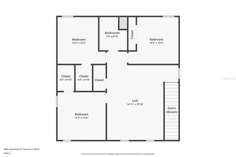 Floorplan - 9961 Cross River Trl, Parrish, FL 34219 photo 1 of 2