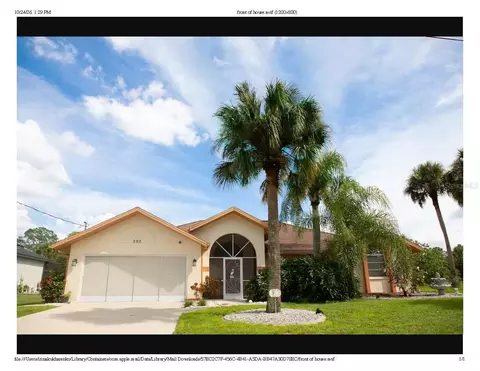 292 Mccabe St, Port Charlotte, FL 33953