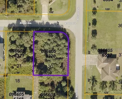 Lot 20 Brodel Ave. Avenue, North Port, FL 34286