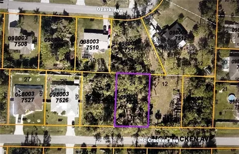 Mc Cracken Avenue, North Port, FL 34287