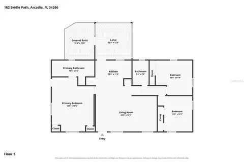 Floorplan - 162 Bridle Path, Arcadia, FL 34266 photo 1 of 1