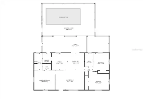 Floorplan - 4875 SE Apache Dr, Arcadia, FL 34266 photo 1 of 1