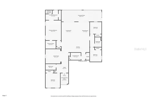 Floorplan - 16 Elder Ct E, Homosassa, FL 34446 photo 1 of 1