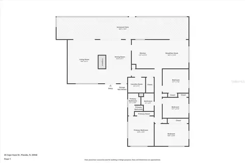 Floorplan - 45 Cape Haze Dr, Placida, FL 33946 photo 1 of 1