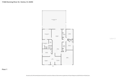 Floorplan - 11360 Dancing River Dr, Venice, FL 34292 photo 1 of 1