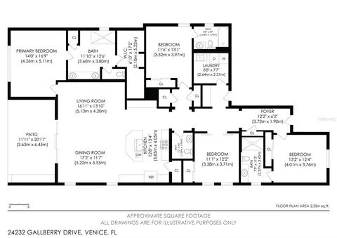 Floorplan - 24232 Gallberry Dr, Venice, FL 34293 photo 1 of 1