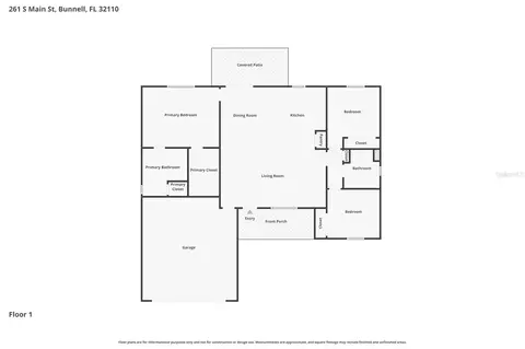 Floorplan - 261 S Main St, Bunnell, FL 32110 photo 1 of 1