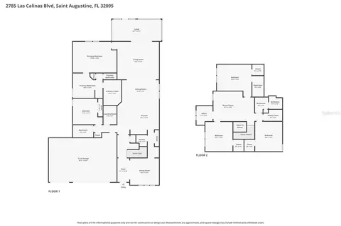 Floorplan - 2785 Las Calinas Blvd, Saint Augustine, FL 32092 photo 1 of 3