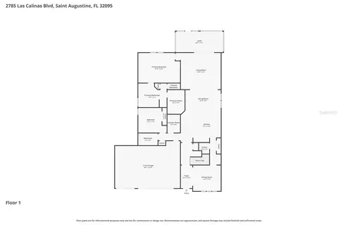 Floorplan - 2785 Las Calinas Blvd, Saint Augustine, FL 32092 photo 2 of 3