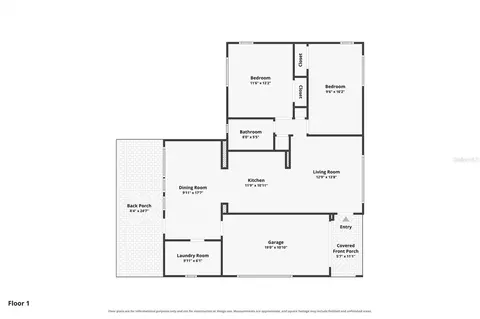 Floorplan - 35 Azalea Dr, Ormond Beach, FL 32176 photo 1 of 1