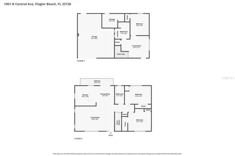 Floorplan - 1901 N Central Ave, Flagler Beach, FL 32136 photo 1 of 3